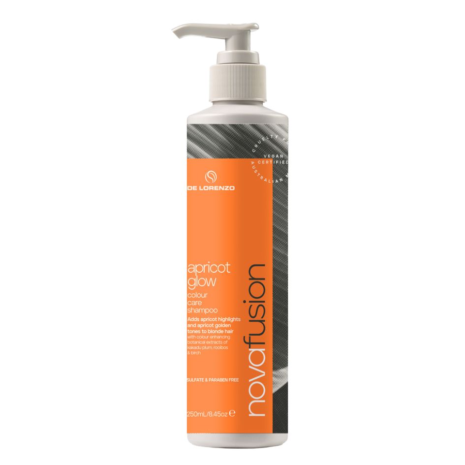 De Lorenzo Novafusion Colour Care Shampoo Apricot Glow 250ml