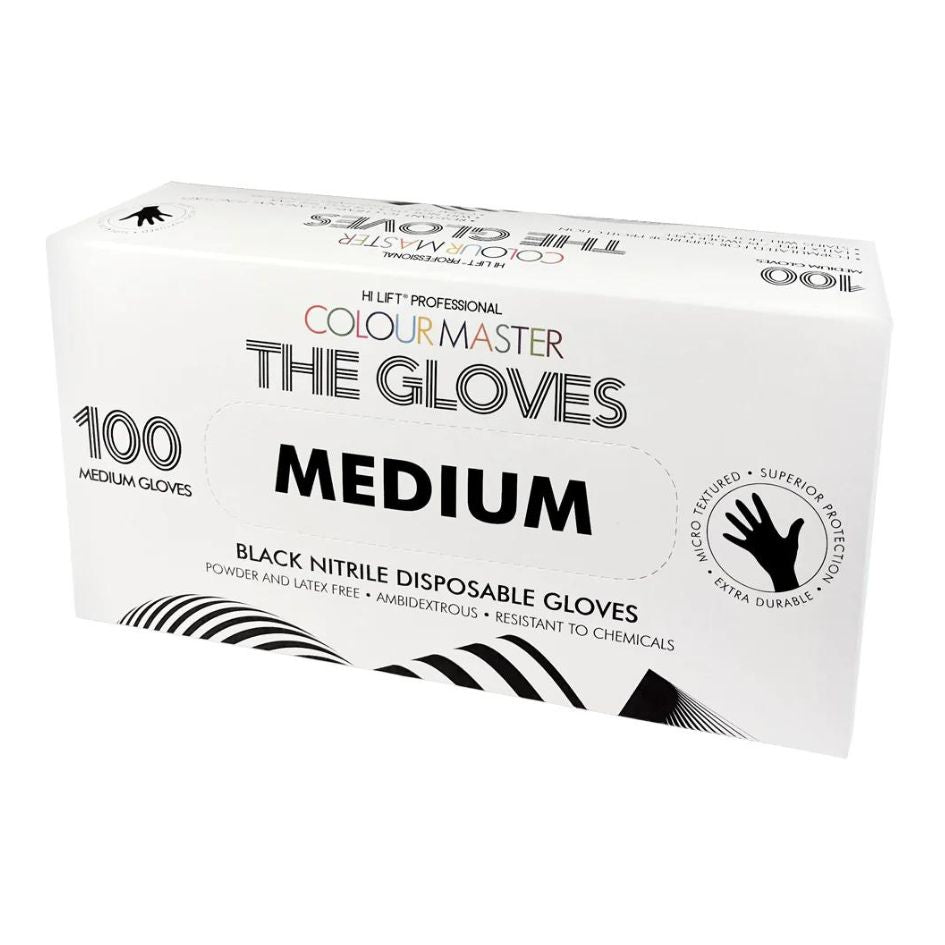 Hi Lift Colour Master The Gloves Black Nitrile