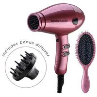 Speedy Supalite Ceramic Hair Dryer & Brush Pack Blush