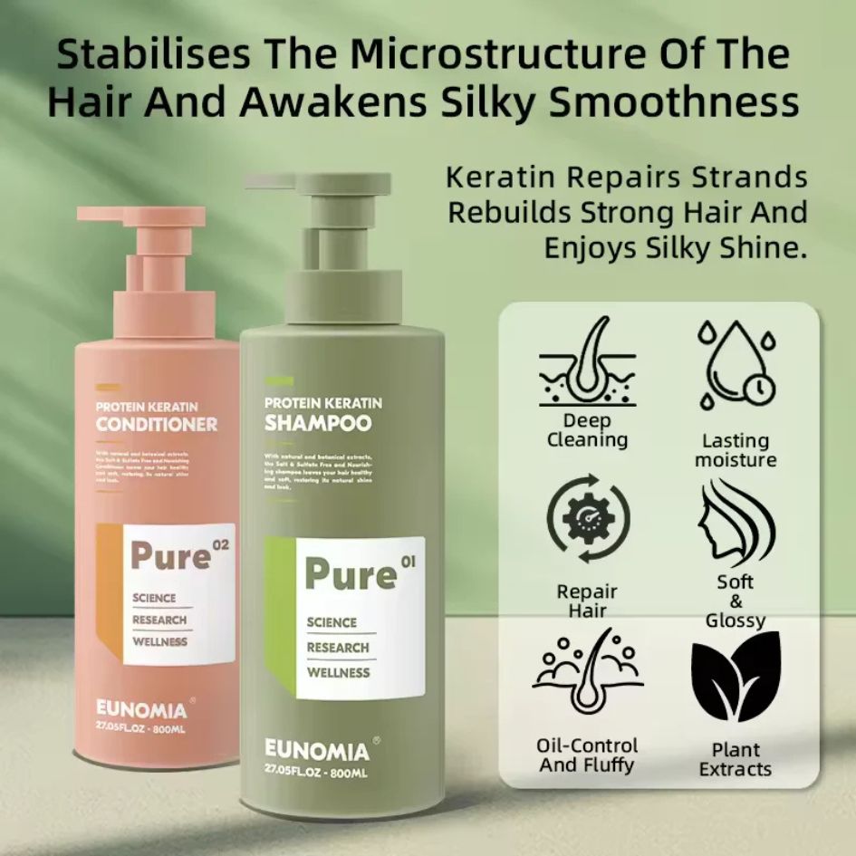 Eunomia Pure Protein Keratin Shampoo 800ml