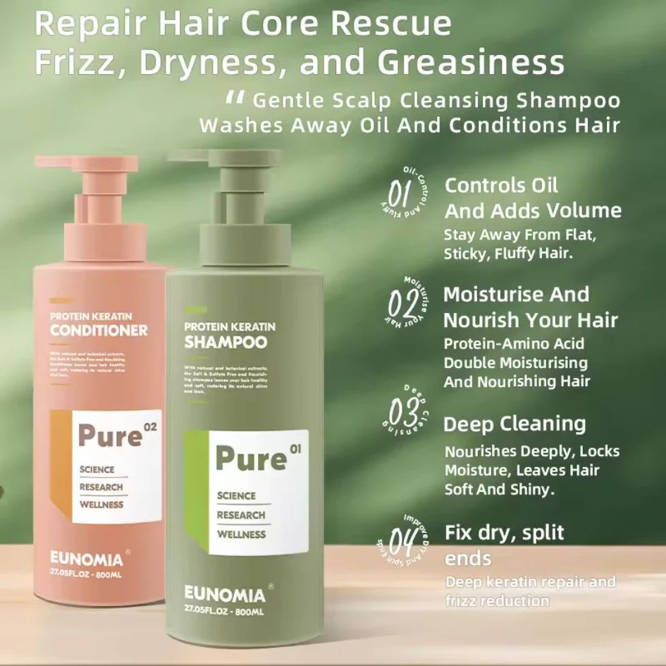 Eunomia Pure Protein Keratin Shampoo 800ml