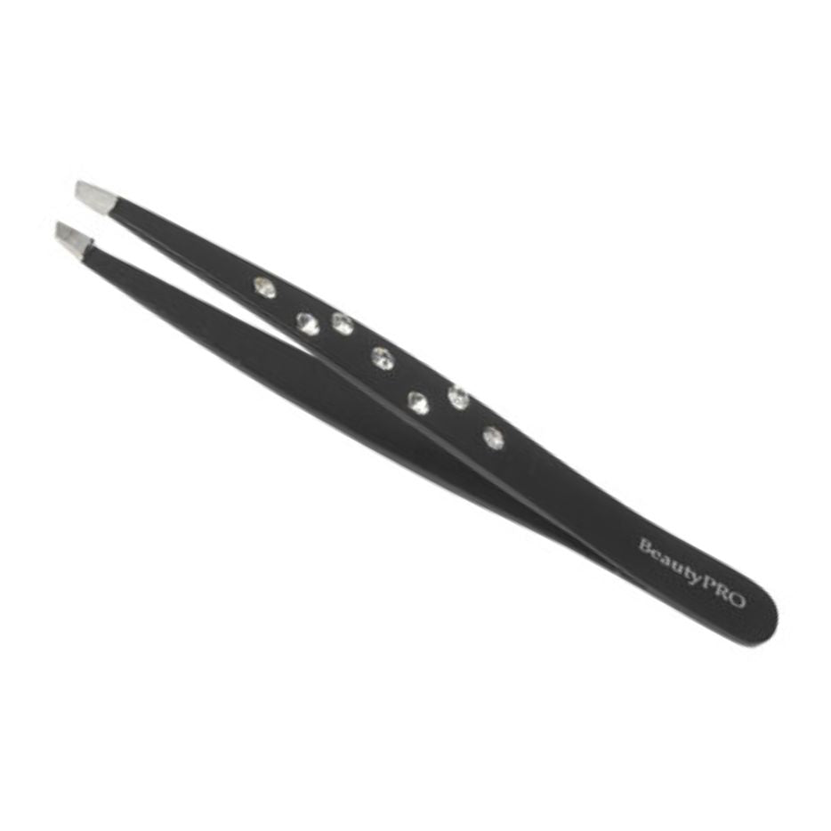 BeautyPRO Dazzle Me Black Matt Tweezers
