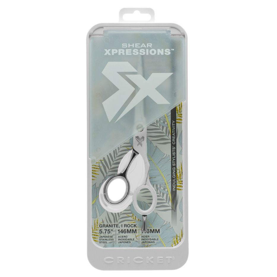 Cricket Shear Xpressions Granite, I Rock 5.75" Scissor