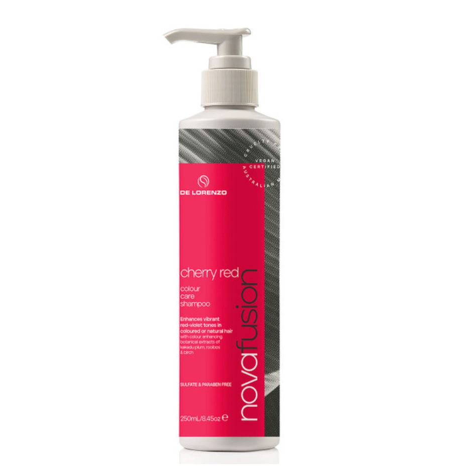 De Lorenzo Novafusion Colour Care Shampoo Cherry Red 250ml