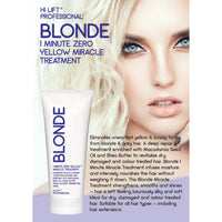 Hi Lift Blonde 1 Minute Zero Yellow Miracle Treatment 200ml