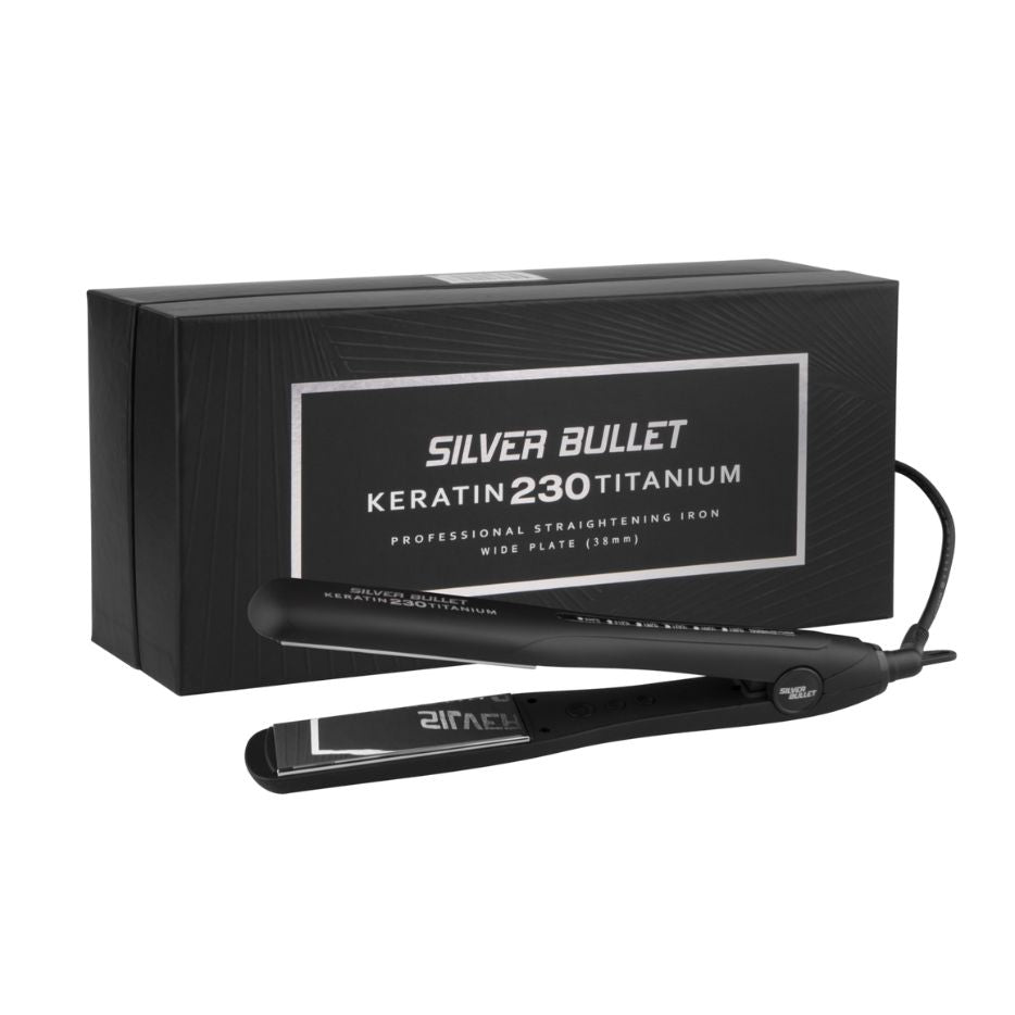 Silver Bullet Keratin 230 Titanium Wide Plate Hair Straightener