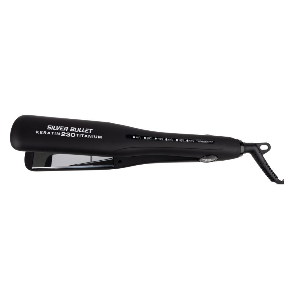 Silver Bullet Keratin 230 Titanium Wide Plate Hair Straightener