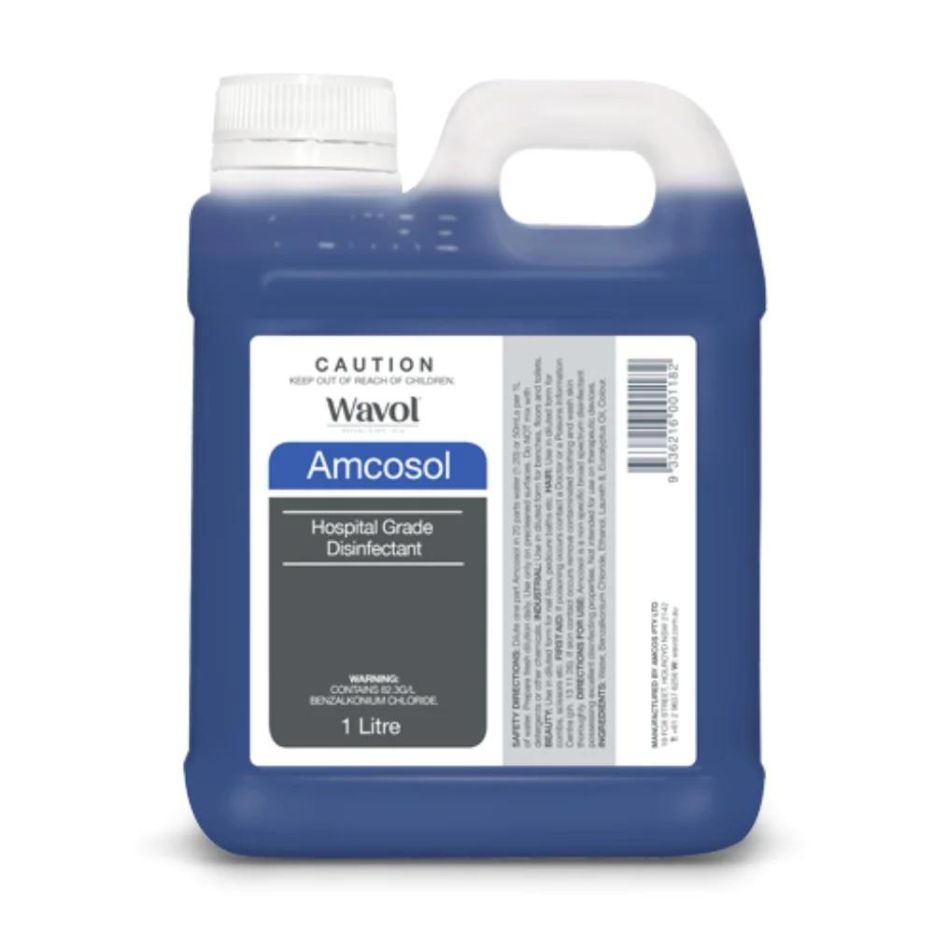 Wavol Amcosol Hospital Grade Disinfectant 1 Litre