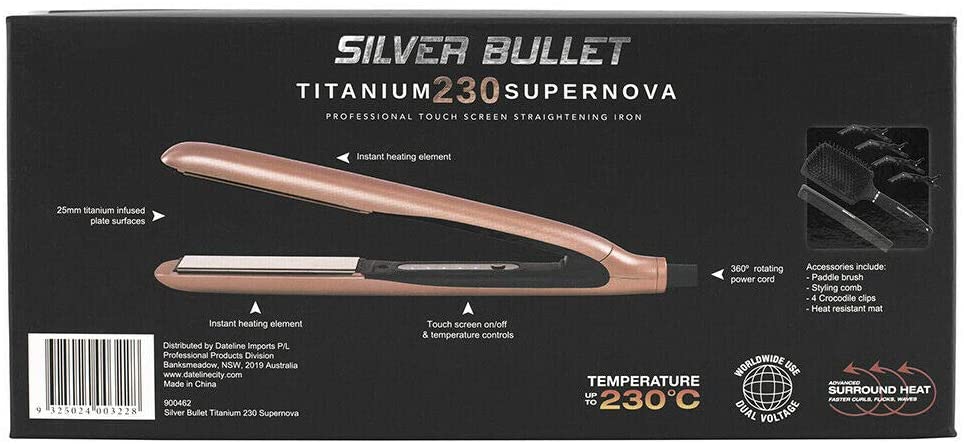 Silver bullet rose gold hotsell hair straightener