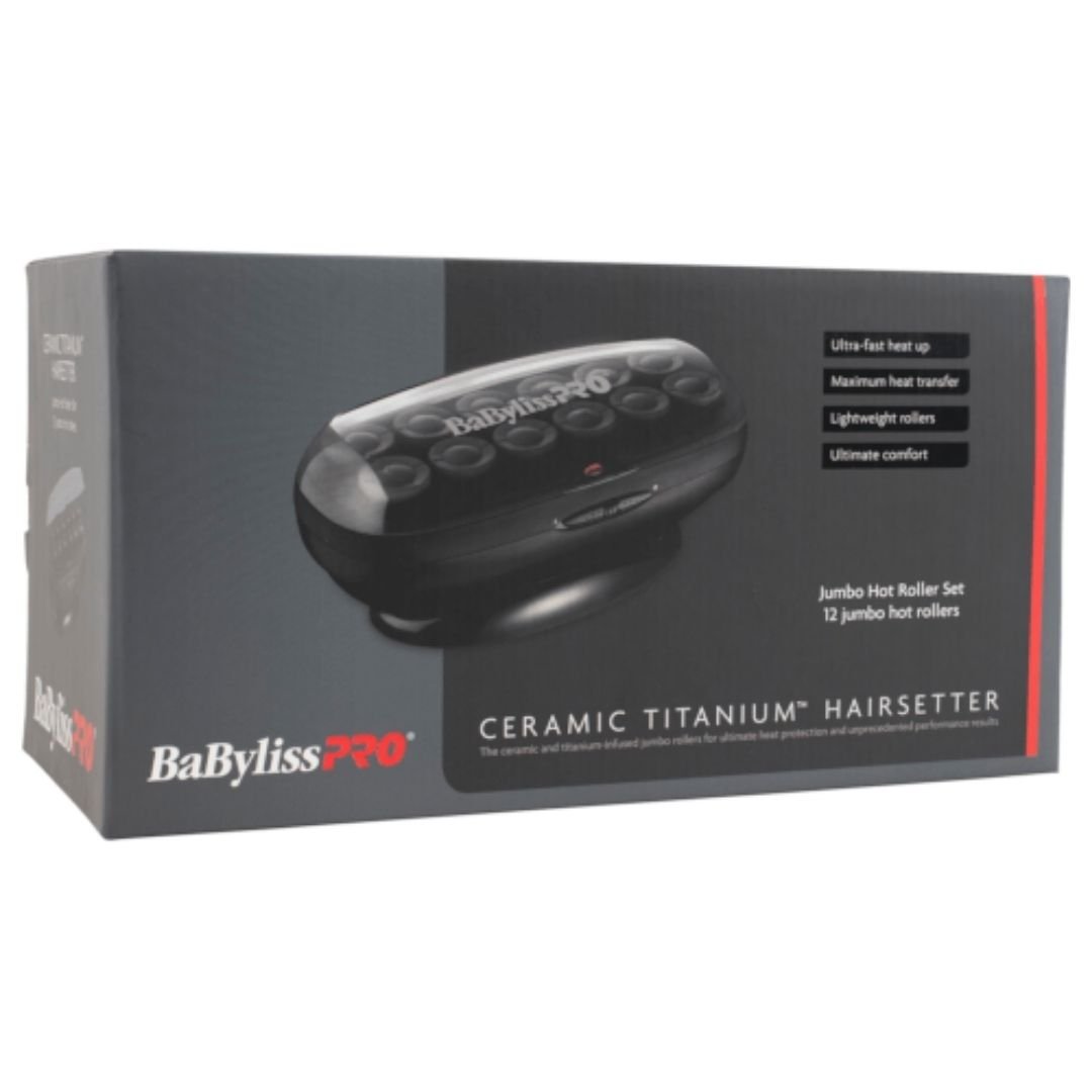 BaBylissPrROJumbo Hot Rollers Set 12 Piece