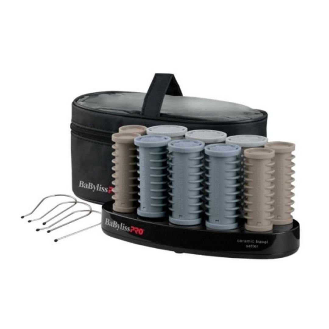 BaBylissPRO Ceramic Travel Setter Roller Set 10 piece