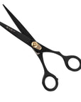 Iceman Blaze Black Offset Hairdressing Scissors
