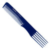 Dateline Professional Blue Celcon 301 Plastic Teasing and Lifter Comb