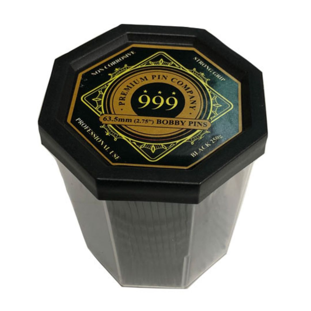 Premium Pin Company 999 Bobby Pins 2.75" Black