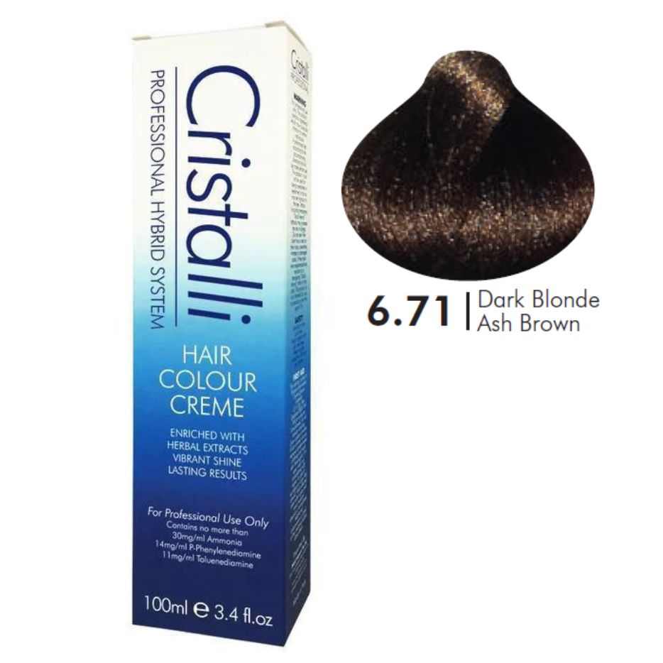 Cristalli Hair Colour Creme 100ml