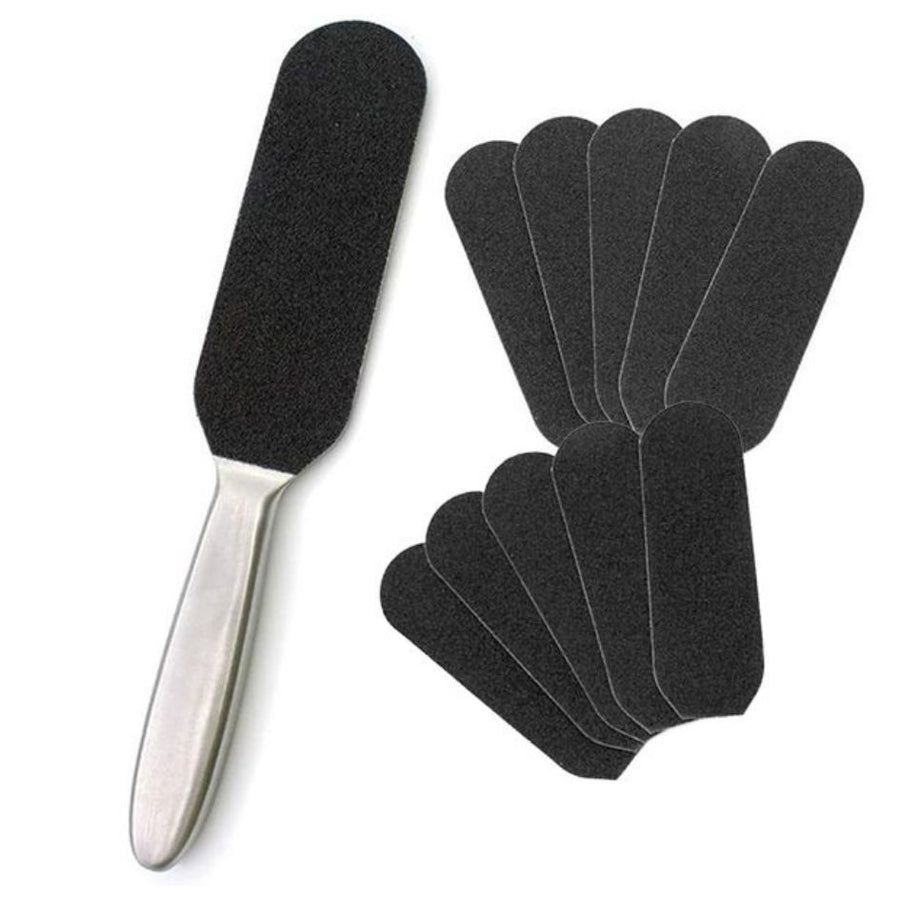 Artists Choice Steel Foot File with Replacement Pads