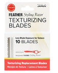 Feather Styling Razor Texturizing Blades 10 Pack