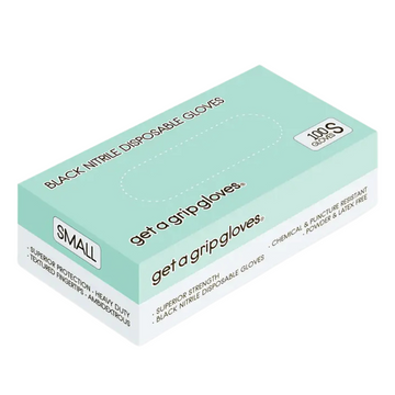 Get A Grip Black Nitrile Disposable Gloves