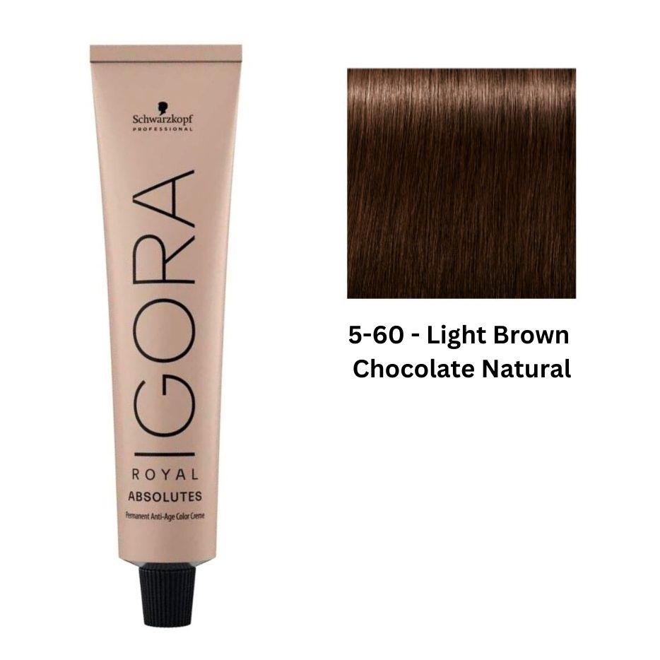 Light Brown Natural Brown Schwarzkopf Royal Igora Permanent Color