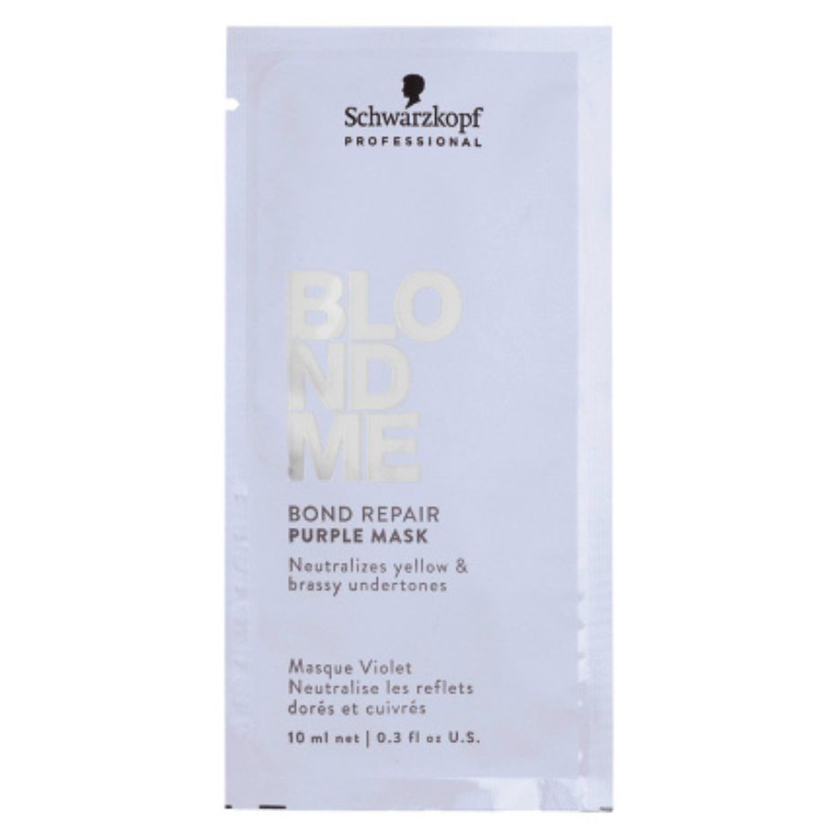 Schwarzkopf BlondMe Bond Repair Purple Mask Sachet 10ml