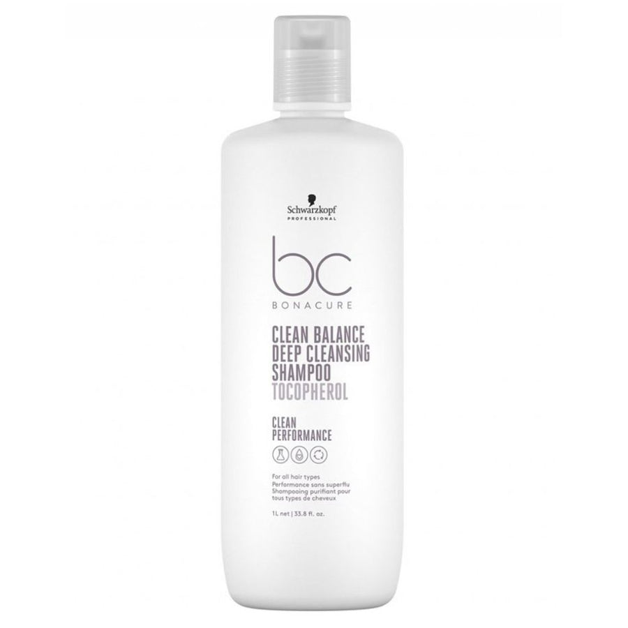 Schwarzkopf BC Clean Balance Deep Cleansing Shampoo Tocopherol 1 Litre