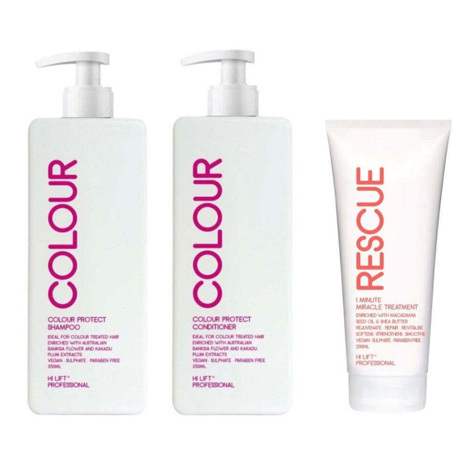 Hi Lift Colour Shampoo & Conditioner Trio Pack