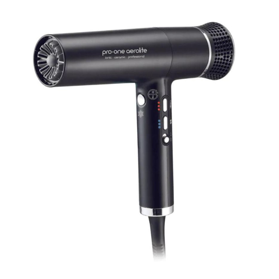 Pro-One Aerolite Hair Dryer Black – Hair Supply Direct