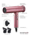 Pro-One Aerolite Hair Dryer Blush