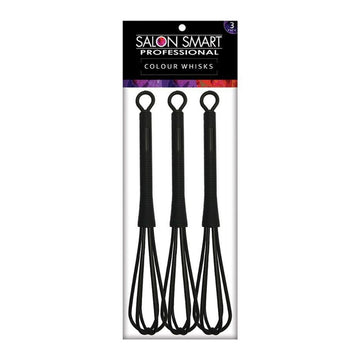 Salon Smart Colour Whisks Black 3 Pack