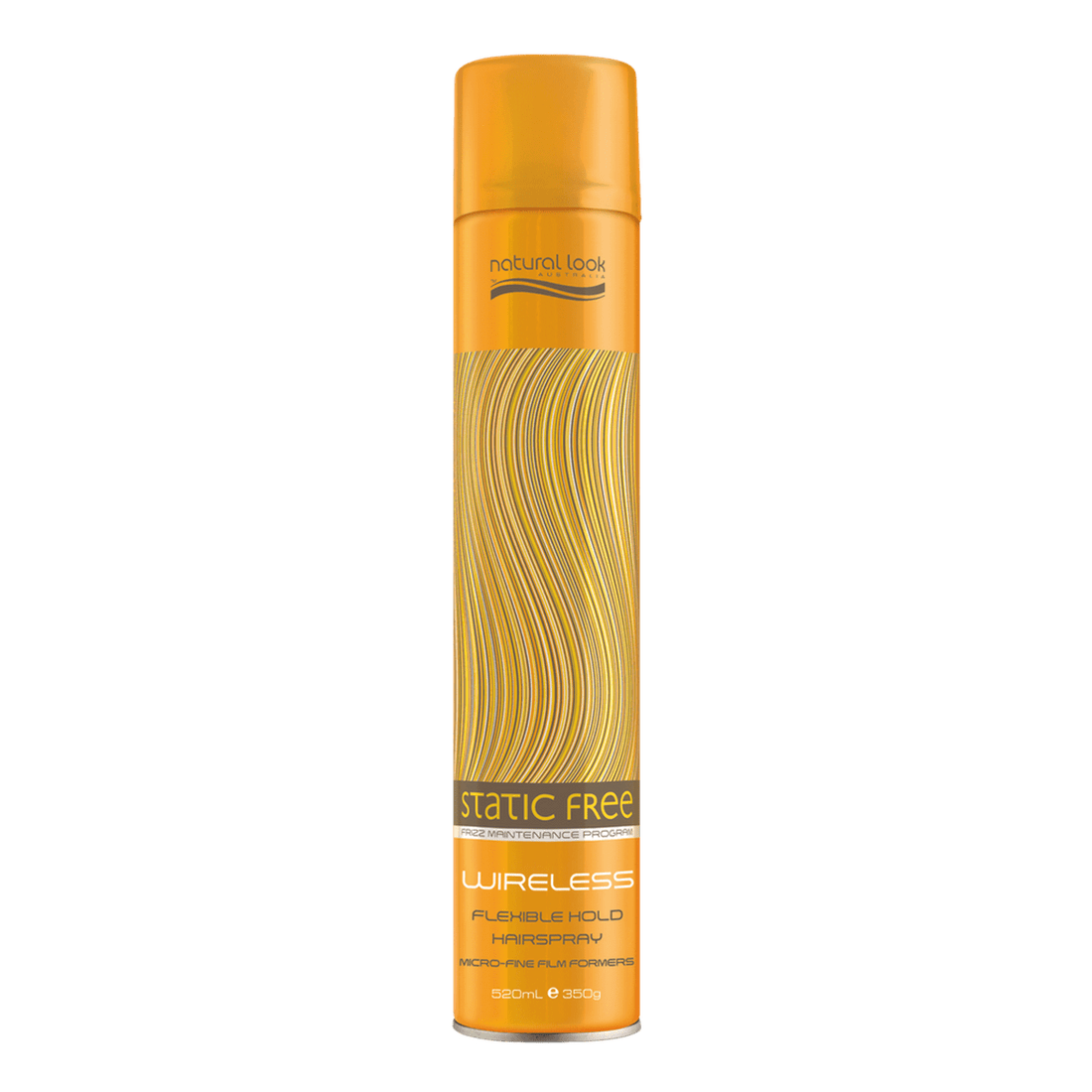Natural Look Static Free Wireless Flexible Hold Hairspray 350g