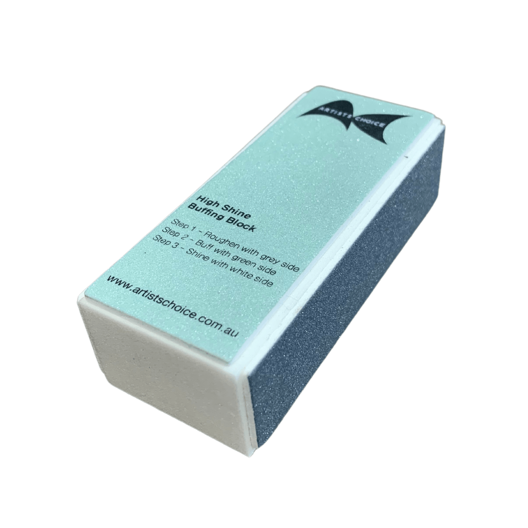 Artists Choice Professional 4 Sided High Shine Buffing Block Hair