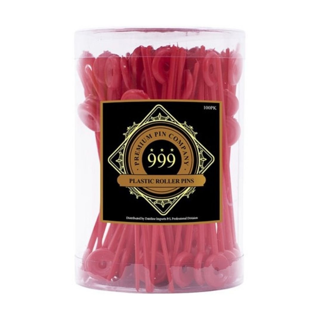 999 Long Plastic Roller Pins 100 Piece Hair Supply Direct