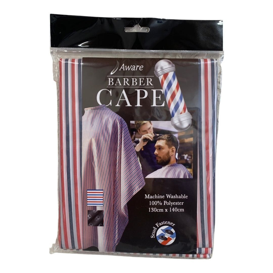 Aware Barber Pinstripe Cape
