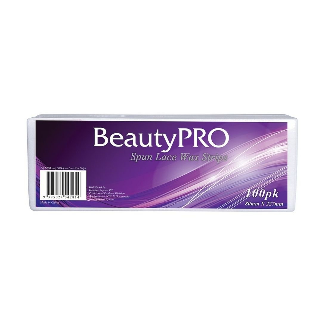 Beauty Pro Spun Lace Wax Strips 100 Pack