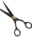 Iceman Blaze Black Offset Hairdressing Scissors