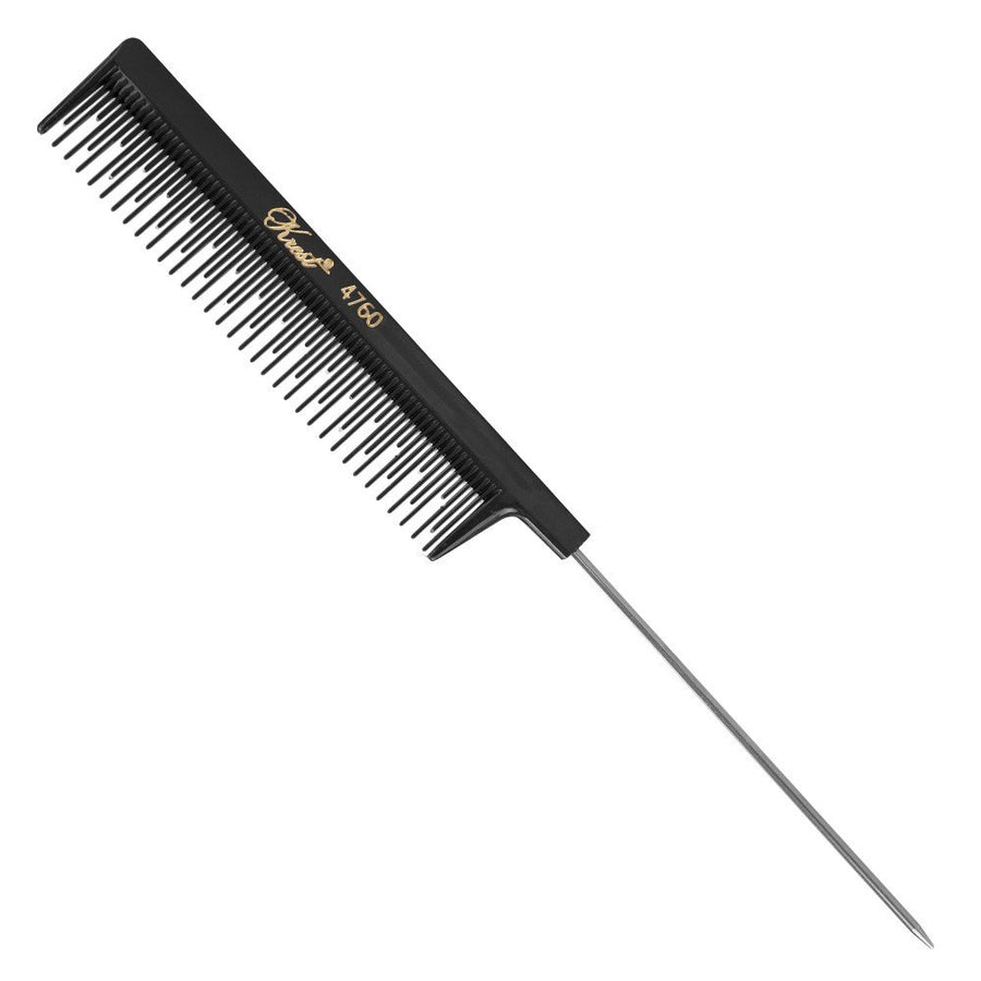 Krest Cleopatra 4760 Metal Tail Comb with Teasing Teeth